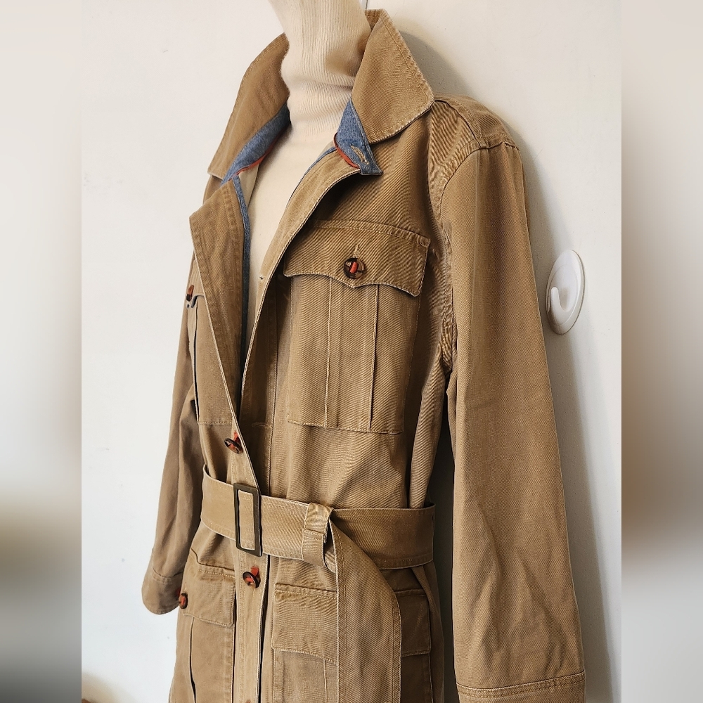 The Territory Ahead Tan Utility Jacket with Belt - Picture 9 of 15